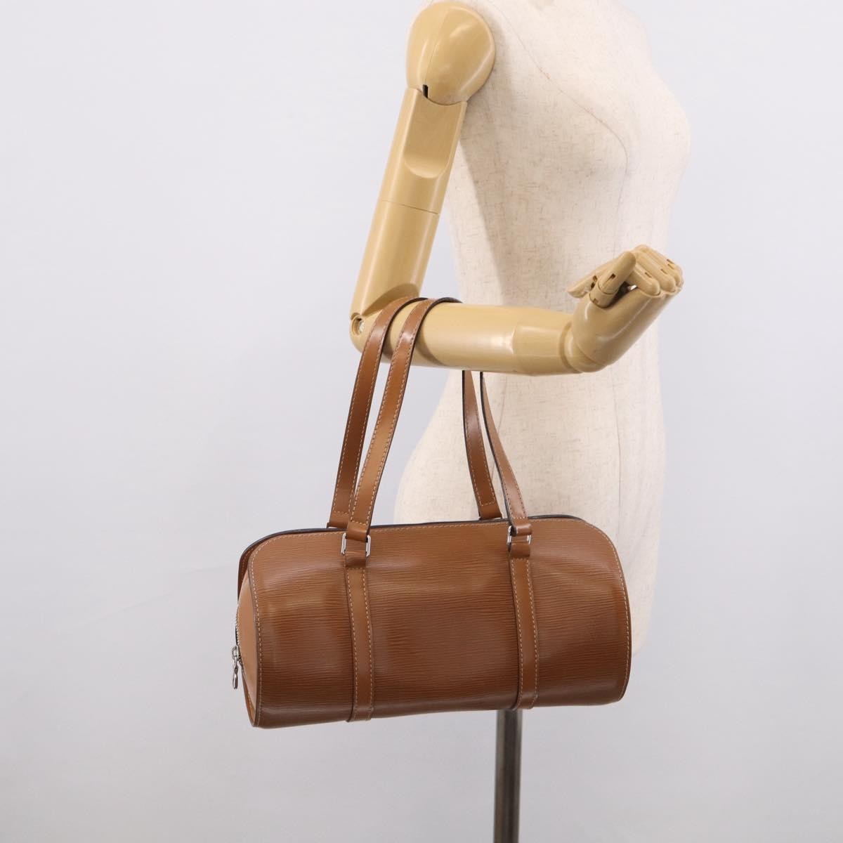 Louis Vuitton Soufflot Epi Leather Brown Leather Tote Bag Bag (Pre-Owned)