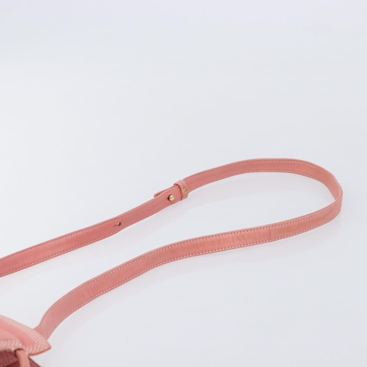 Loewe Shoulder Bag Leather Pink Leather Shoulder Bag Bag (Pre-Owned)
