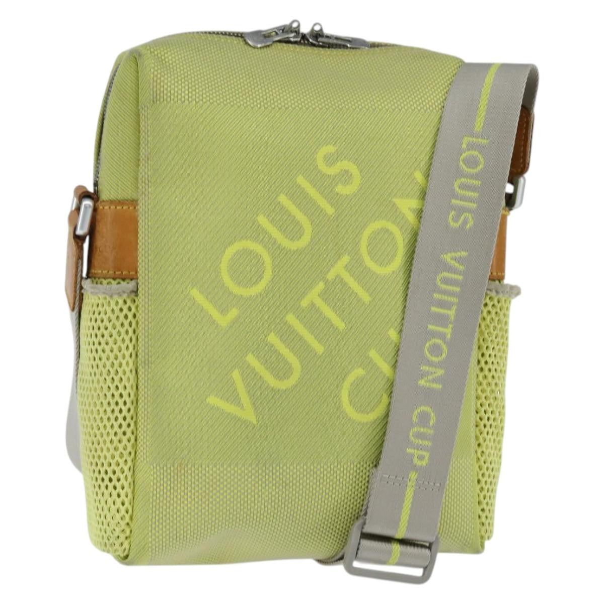 Louis Vuitton Cup Weathery Damier Geant Canvas Yellow Canvas Shoulder Bag Bag (Pre-Owned)