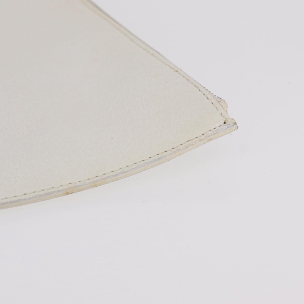Celine Clutch Leather White Leather Clutche & Pouche Bag (Pre-Owned)