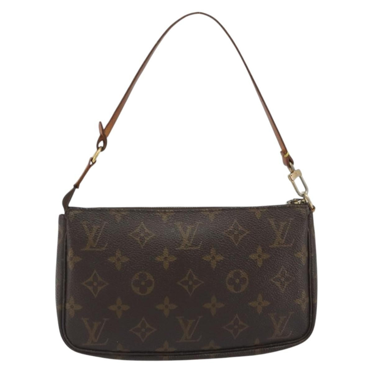 Louis Vuitton Pochette Accessoires Monogram Brown Canvas Clutche & Pouche Bag (Pre-Owned)