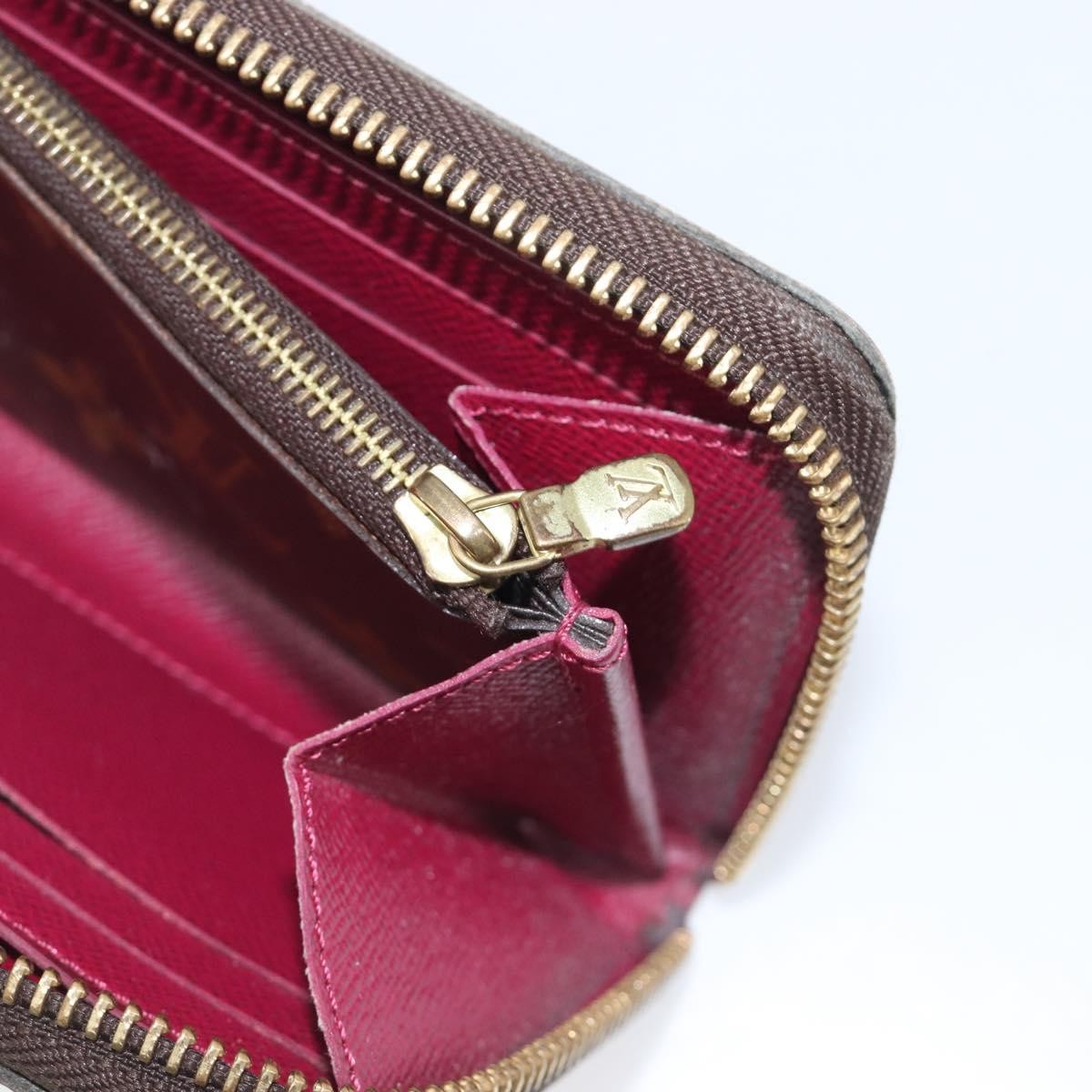 Louis Vuitton Clemence Monogram Canvas Brown Canvas Wallets Accessory (Pre-Owned)