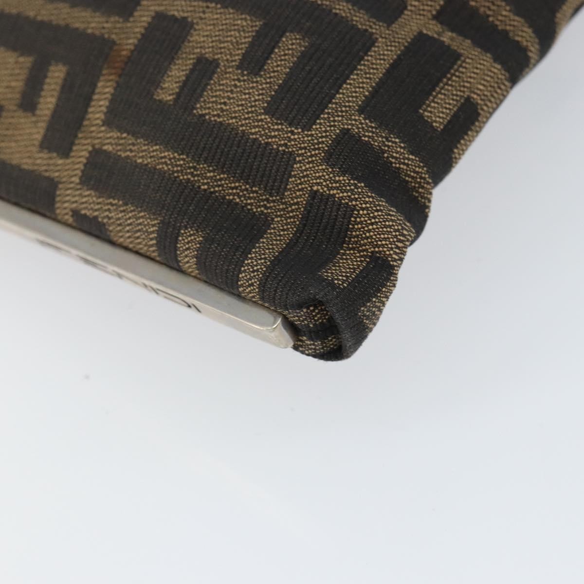 Fendi Vintage Shoulderbag Canvas Brown Canvas Shoulder Bag Bag (Pre-Owned)