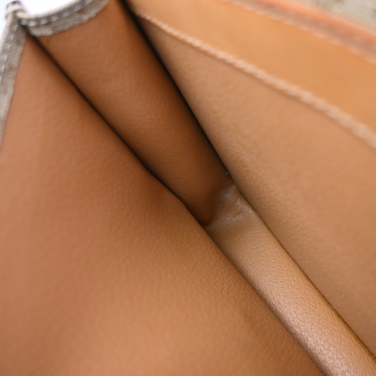 Celine Vintage Macadam Circle Logo Canvas And Leather Beige Pvc Shoulder Bag Bag (Pre-Owned)