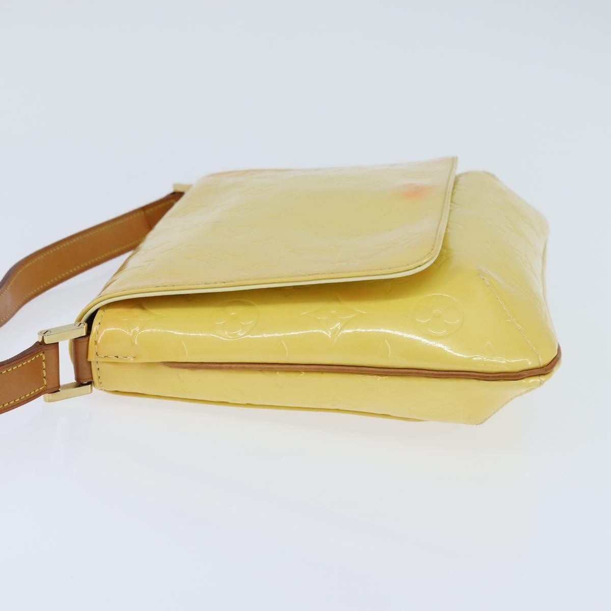 Louis Vuitton Thompson Street Monogram Vernis Yellow Patent_Leather Handbag (Pre-Owned)