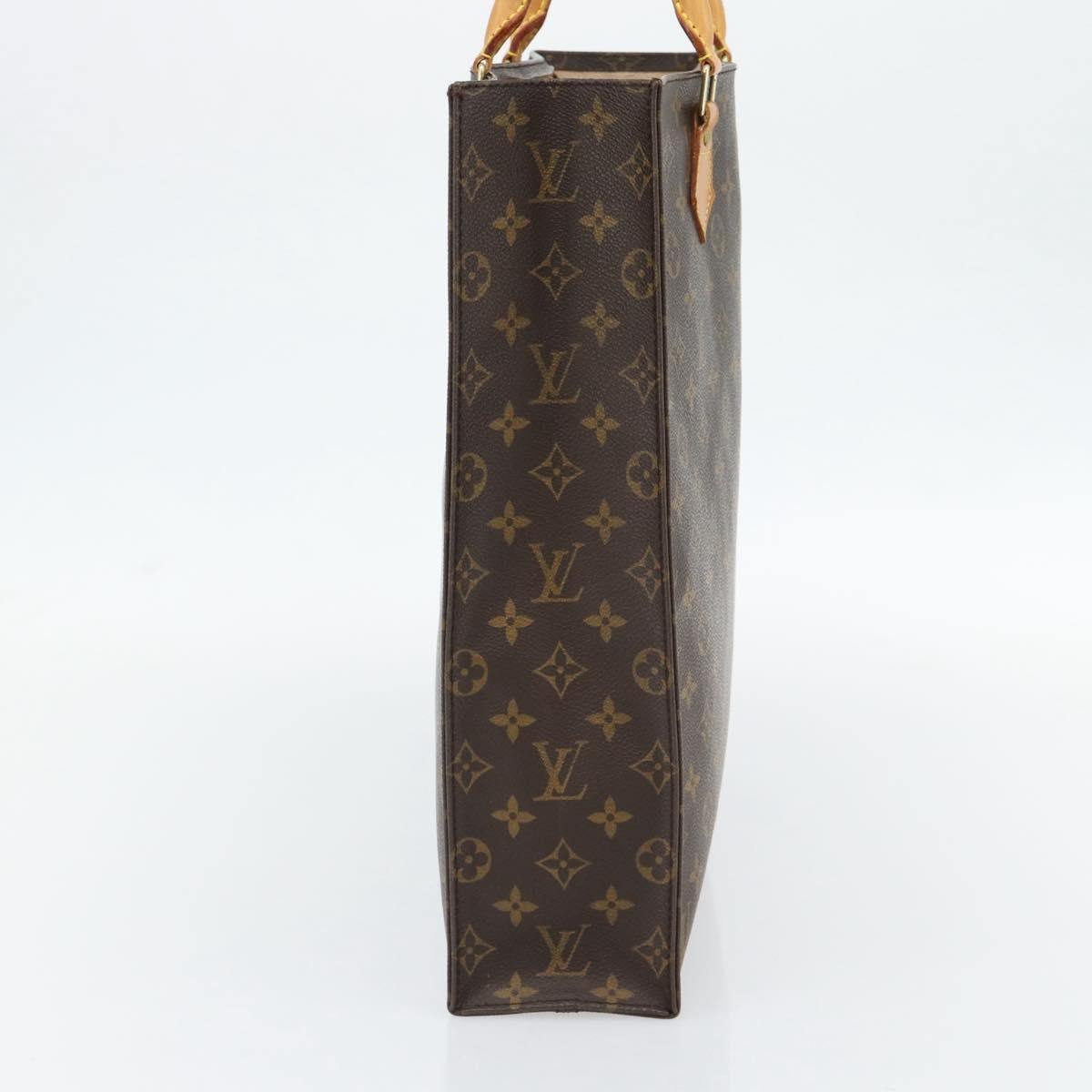 Louis Vuitton Vintage Sac Plat Monogram Canvas Brown Canvas Handbag (Pre-Owned)