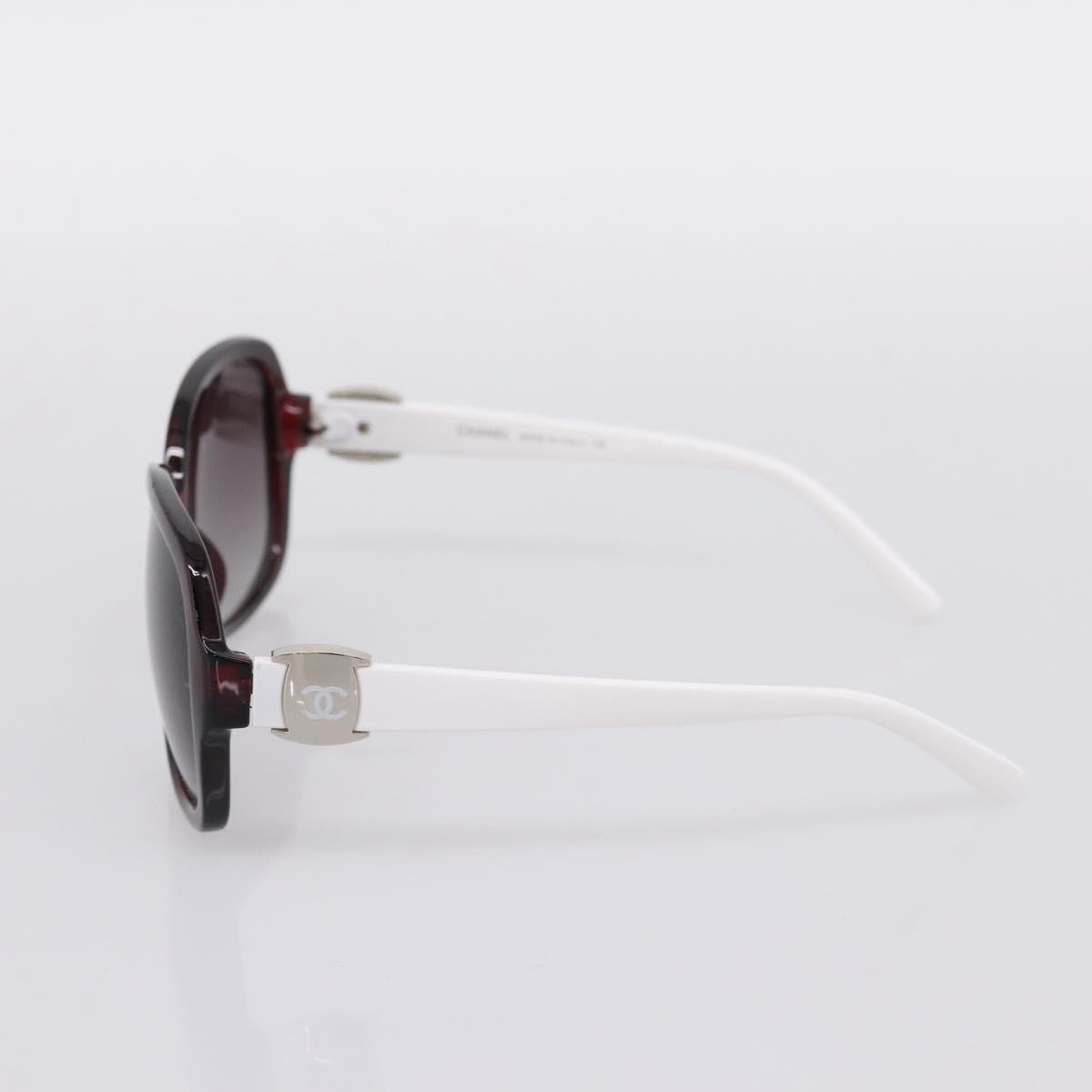 Chanel Logo Cc Plastic White Plastic Sunglasse Accessory (Pre-Owned)
