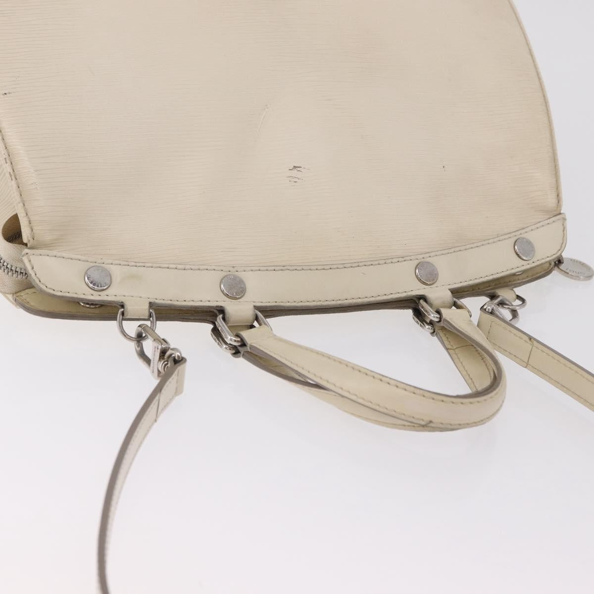 Louis Vuitton Brea Epi Leather White Leather Handbag (Pre-Owned)