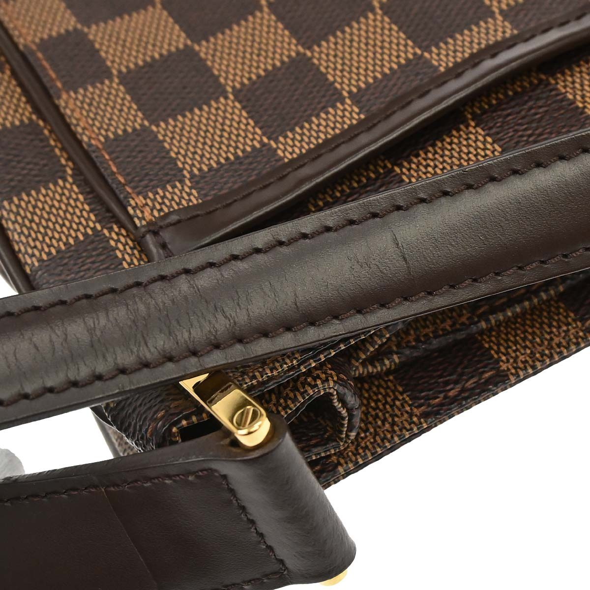 Louis Vuitton Aubagne Damier Ebene Brown Canvas Handbag (Pre-Owned)
