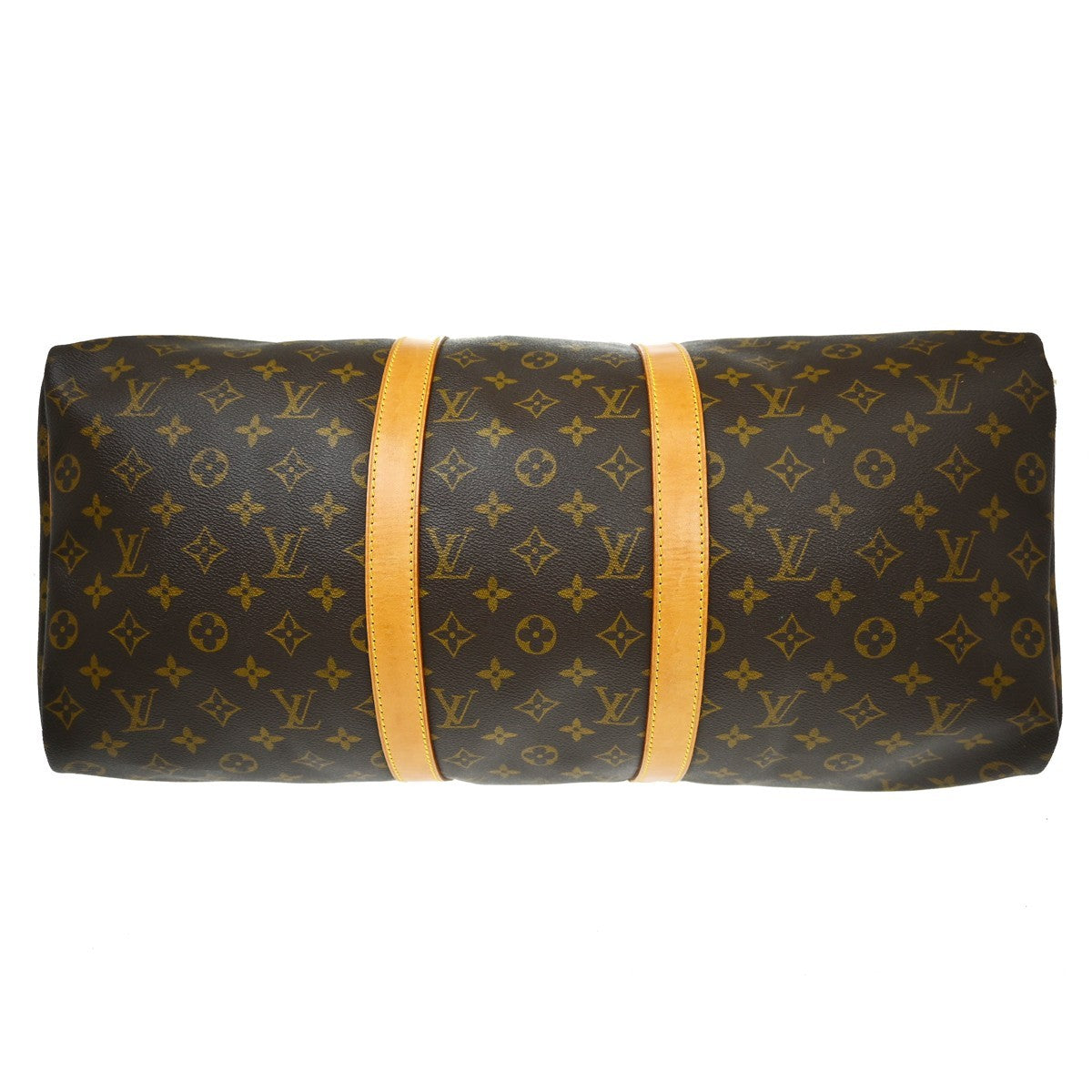 Louis Vuitton Keepall Monogram Canvas Brown Canvas Travel Bag Bag (Pre-Owned)