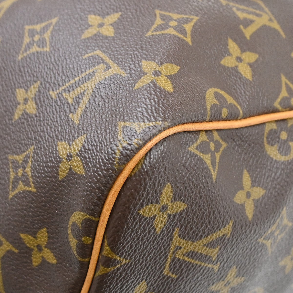 Louis Vuitton Keepall Bandouliere Monogram Canvas Brown Canvas Travel Bag Bag (Pre-Owned)