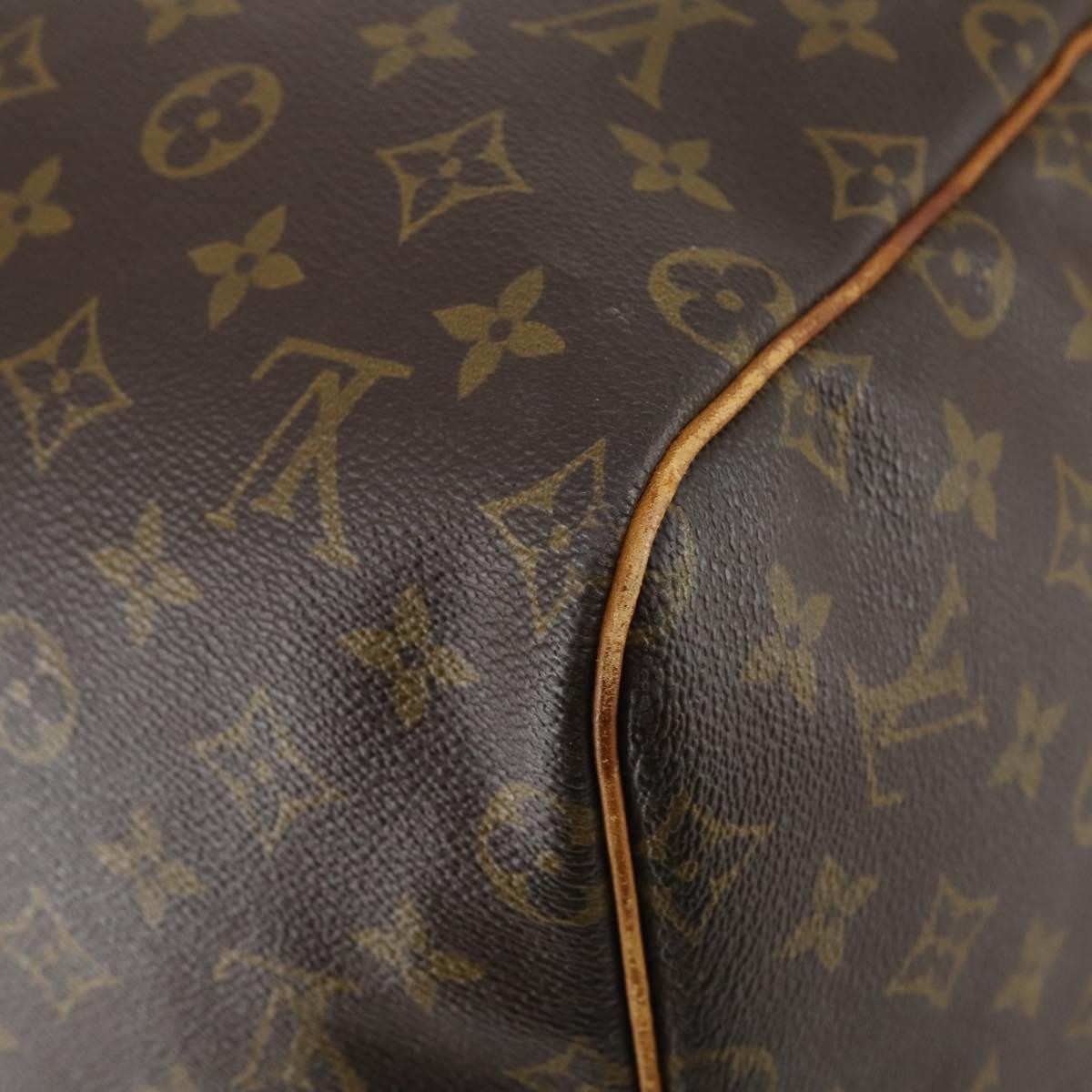 Louis Vuitton Keepall Monogram Canvas Brown Canvas Travel Bag Bag (Pre-Owned)