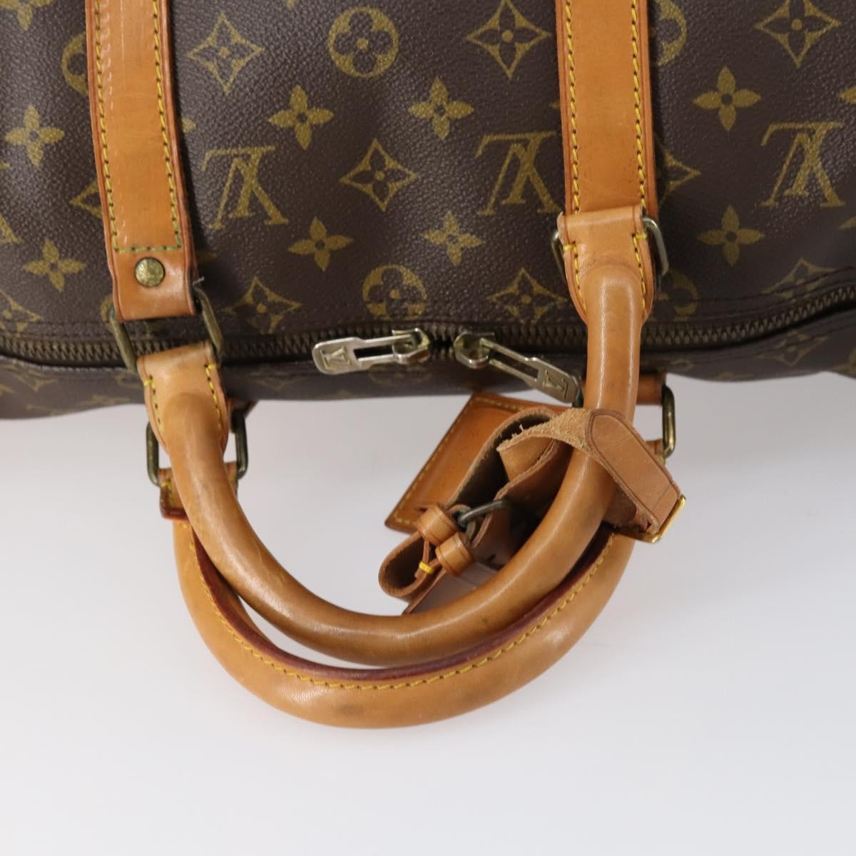 Louis Vuitton Keepall Monogram Canvas Brown Canvas Travel Bag Bag (Pre-Owned)