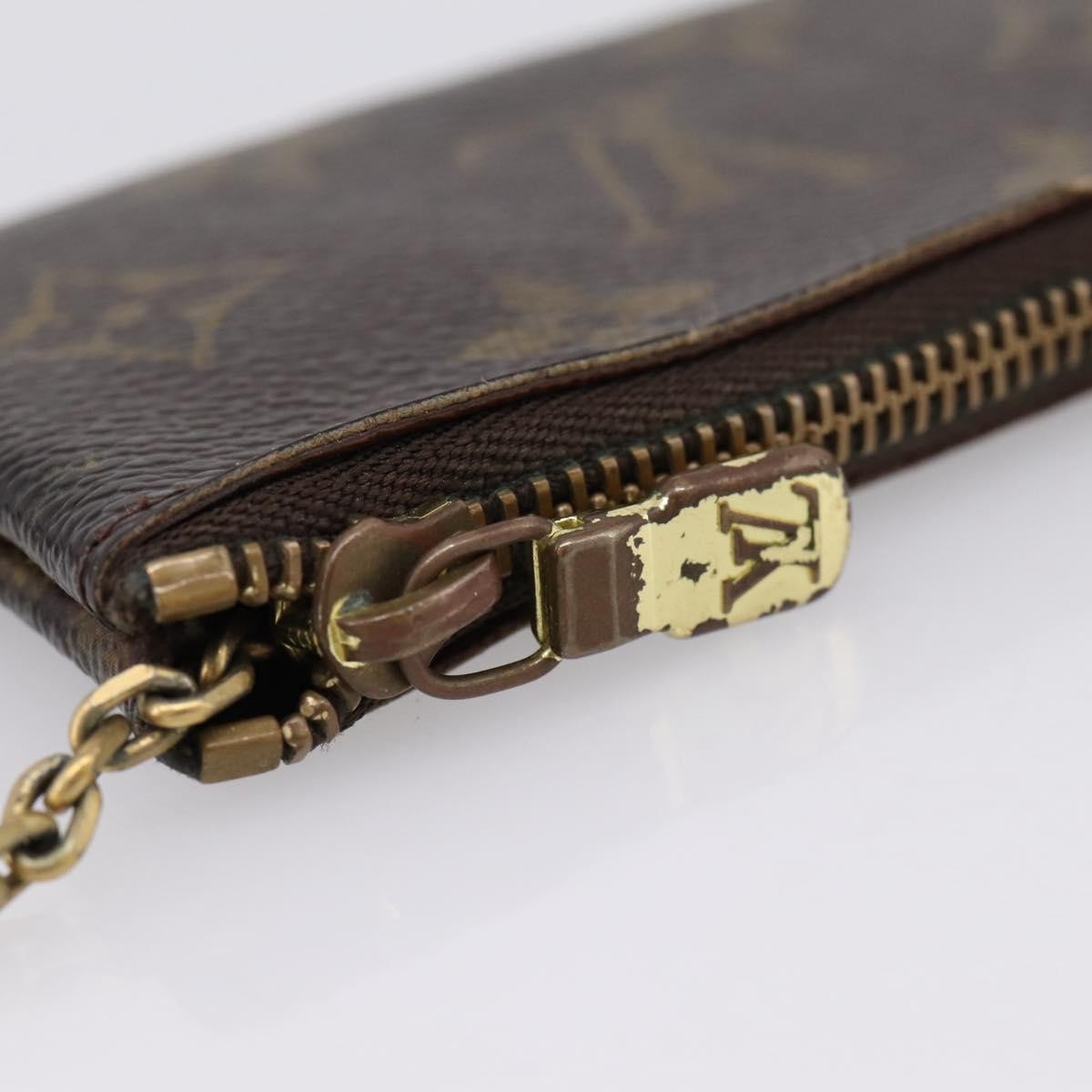 Louis Vuitton Pochette Clés Nm Canvas Brown Canvas Wallets Accessory (Pre-Owned)