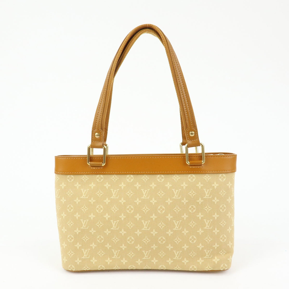 Louis Vuitton Lucille Mini Lin Beige Canvas Handbag (Pre-Owned)