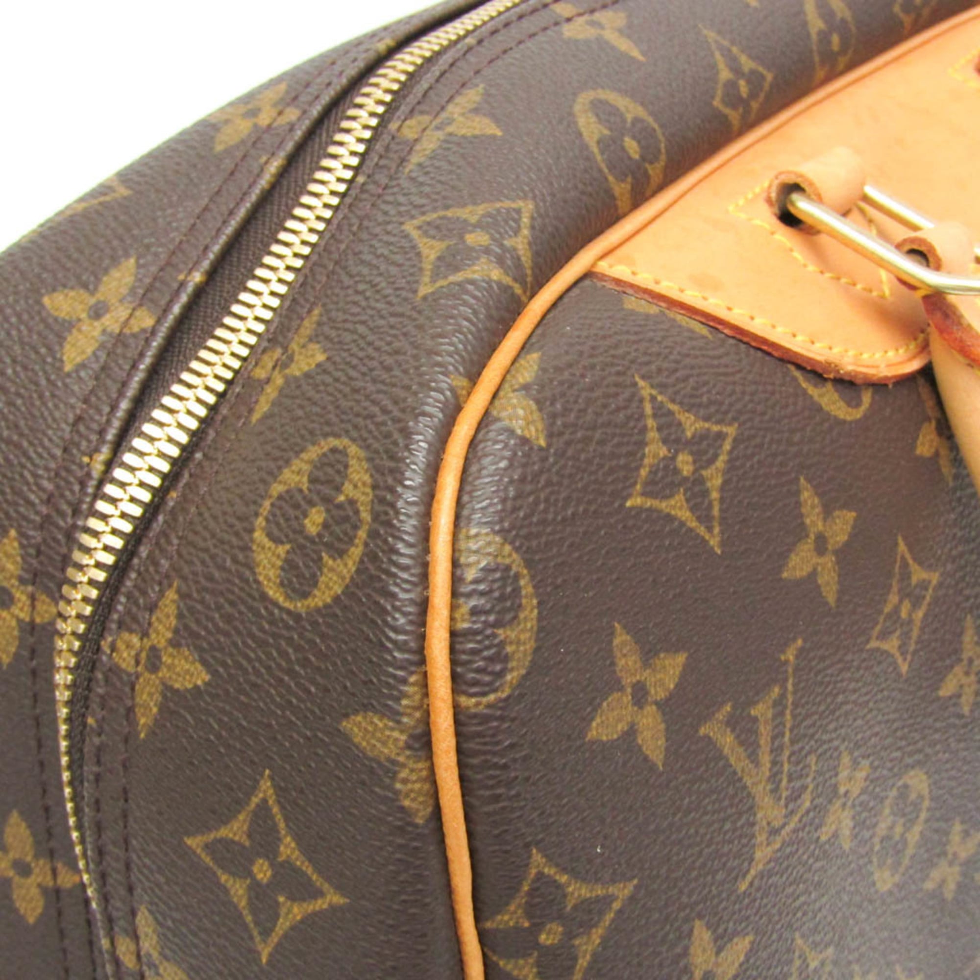 Louis Vuitton Deauville Monogram Brown Canvas Handbag (Pre-Owned)