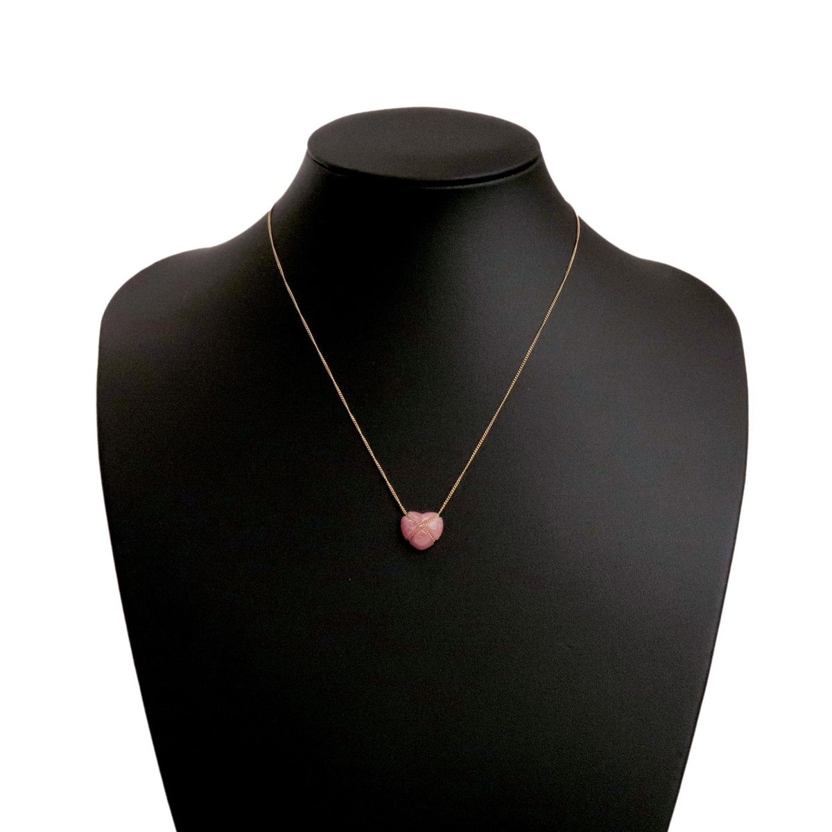 Tiffany & Co. Cross My Heart Pendant 18K Yellow Gold With Amethyst Gold Yellow_Gold Necklace Jewelry (Pre-Owned)