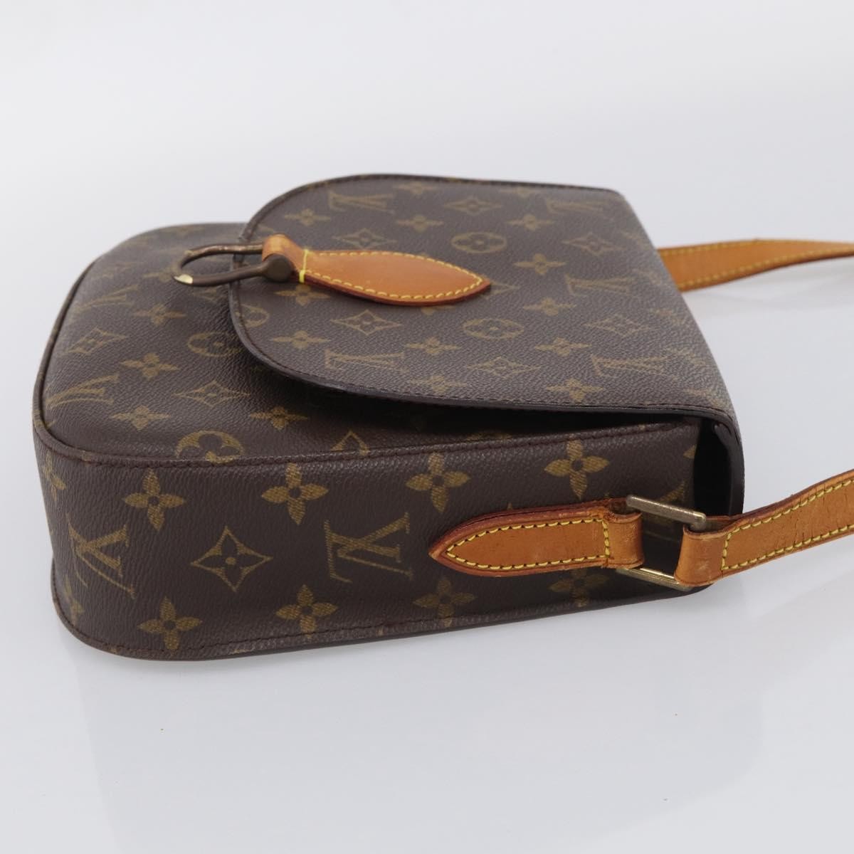 Louis Vuitton Saint Cloud Monogram Canvas Brown Canvas Handbag (Pre-Owned)