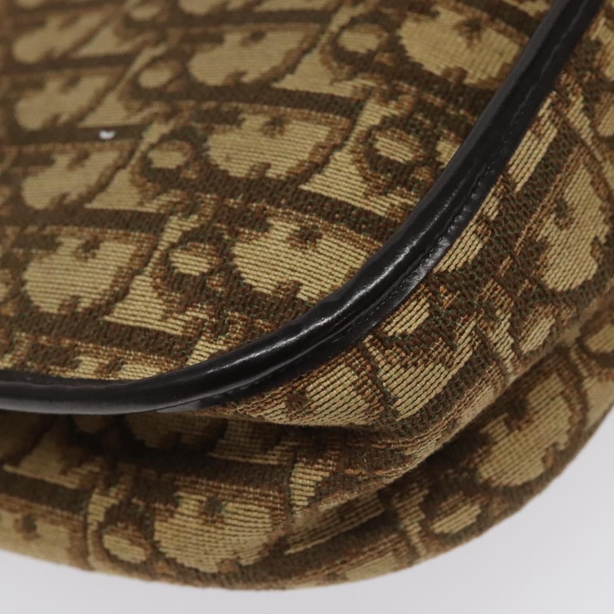 Christian Dior Vintage Trotter Canvas Brown Canvas Shoulder Bag Bag (Pre-Owned)