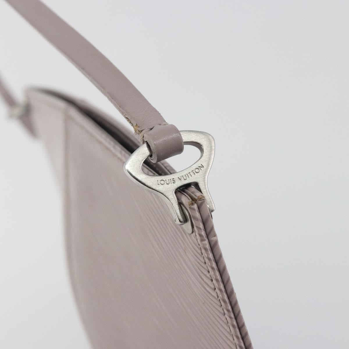 Louis Vuitton Demi Lune Pochette Epi Leather Purple Leather Clutche & Pouche Bag (Pre-Owned)
