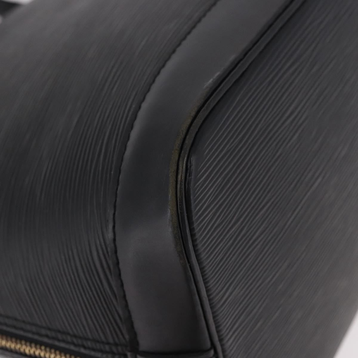 Louis Vuitton Alma Epi Leather Black Leather Handbag (Pre-Owned)