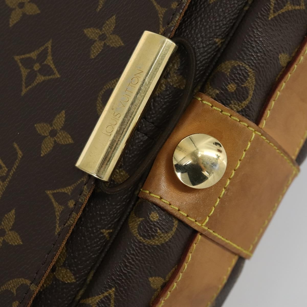 Louis Vuitton Abbesses Messenger Monogram Canvas Brown Canvas Shoulder Bag Bag (Pre-Owned)