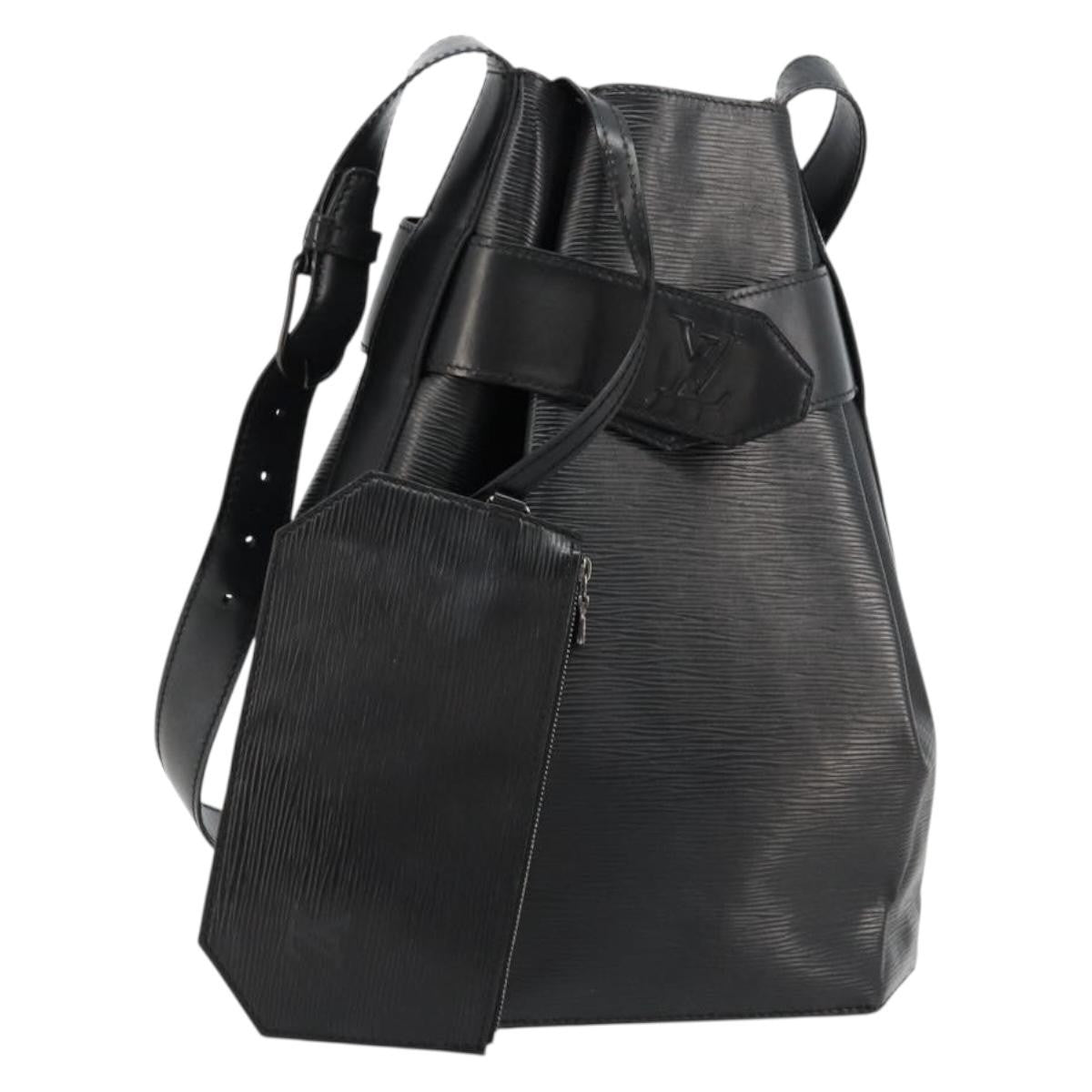 Louis Vuitton Vintage Sac D'epaule Epi Leather Black Leather Shoulder Bag Bag (Pre-Owned)