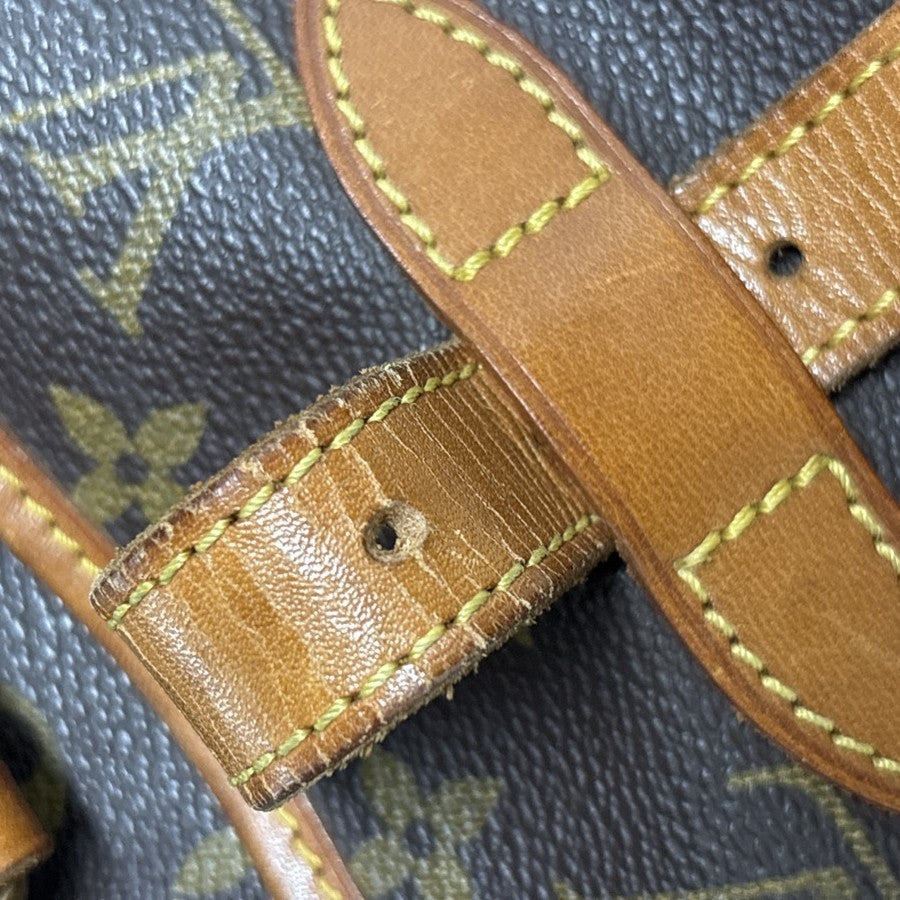 Louis Vuitton Saumur Monogram Canvas Brown Canvas Shoulder Bag Bag (Pre-Owned)