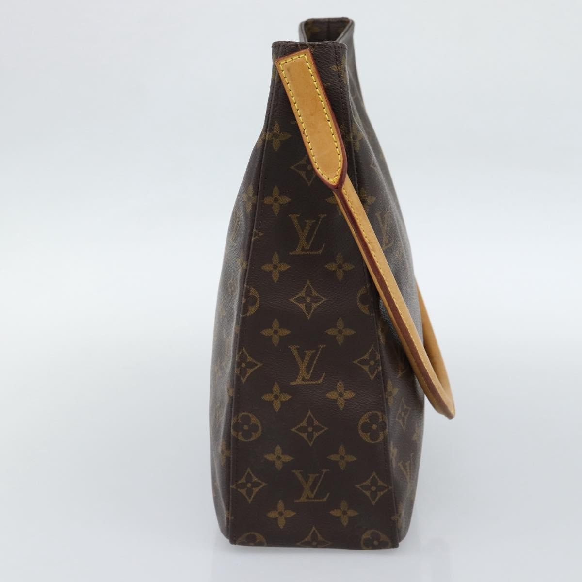 Louis Vuitton Looping Monogram Canvas Brown Canvas Handbag (Pre-Owned)