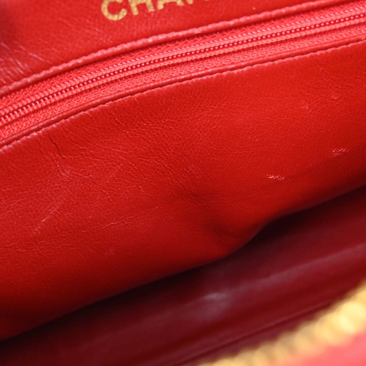 Chanel Misia Camera Quilted Lambskin Red Leather Handbag (Pre-Owned)