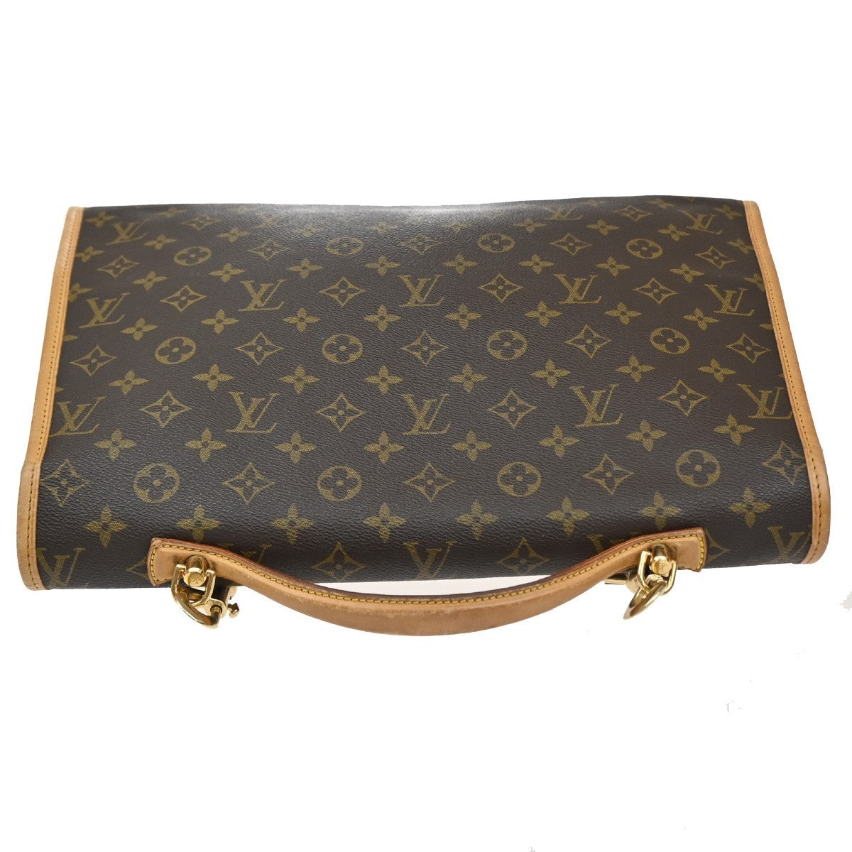 Louis Vuitton Beverly Monogram Canvas Brown Canvas Briefcase Bag (Pre-Owned)