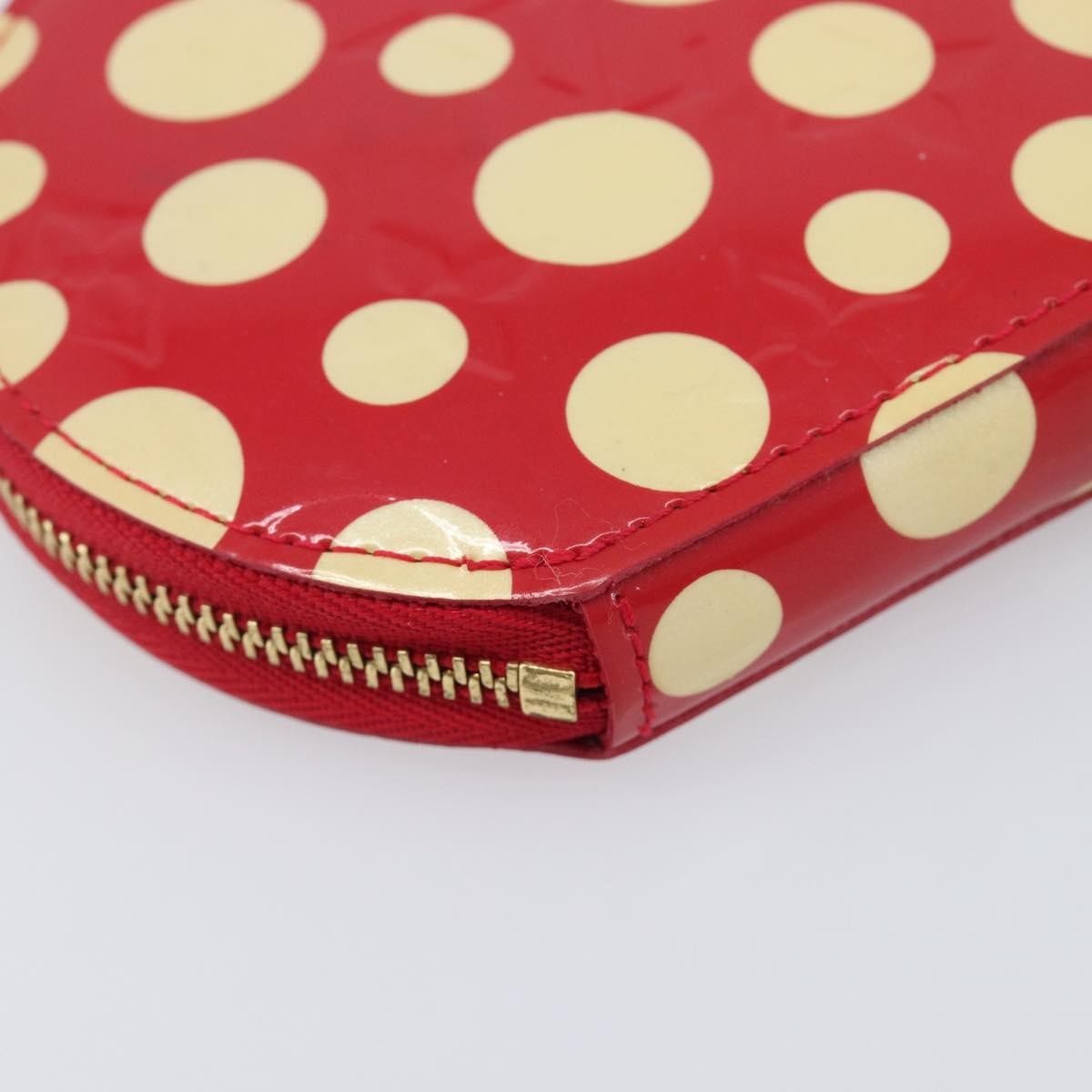 Louis Vuitton Boite Chapeau Coin Purse Patent Leather Red Patent_Leather Wallets Accessory (Pre-Owned)