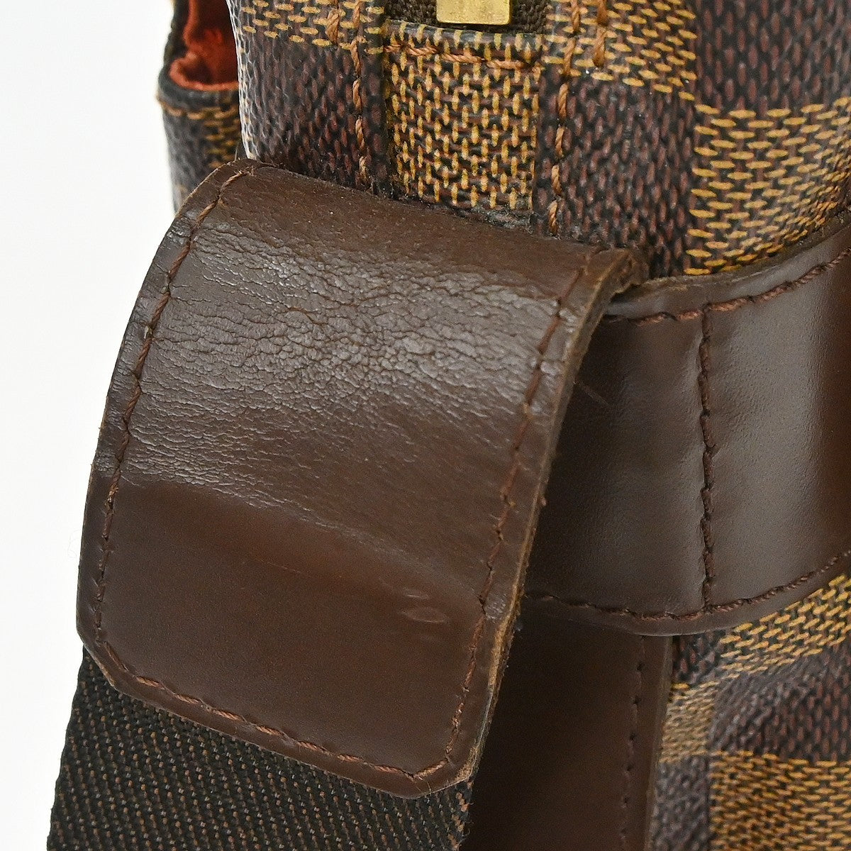 Louis Vuitton Naviglio Damier Brown Canvas Shoulder Bag Bag (Pre-Owned)