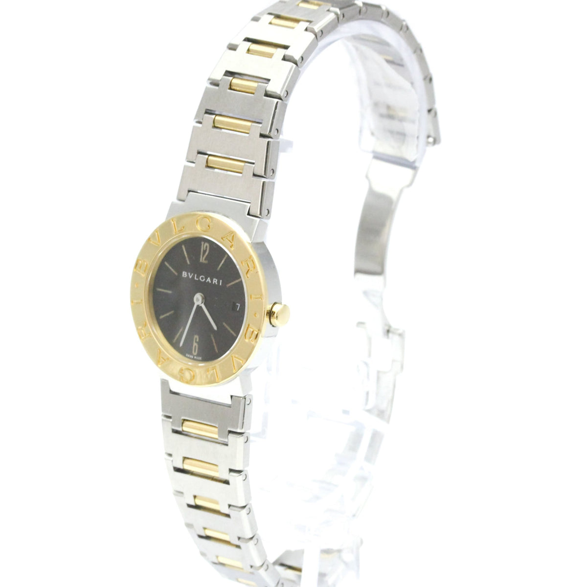 Bvlgari Bvlgari Quartz Stainless Steel And Yellow Gold Watch (Pre-Owned)