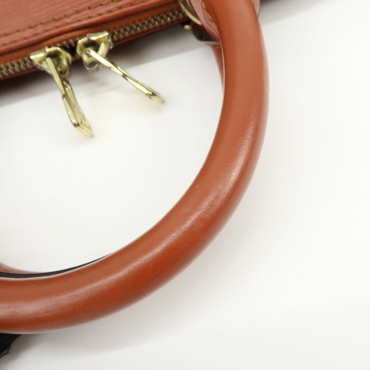 Louis Vuitton Alma Epi Leather Brown Leather Handbag (Pre-Owned)