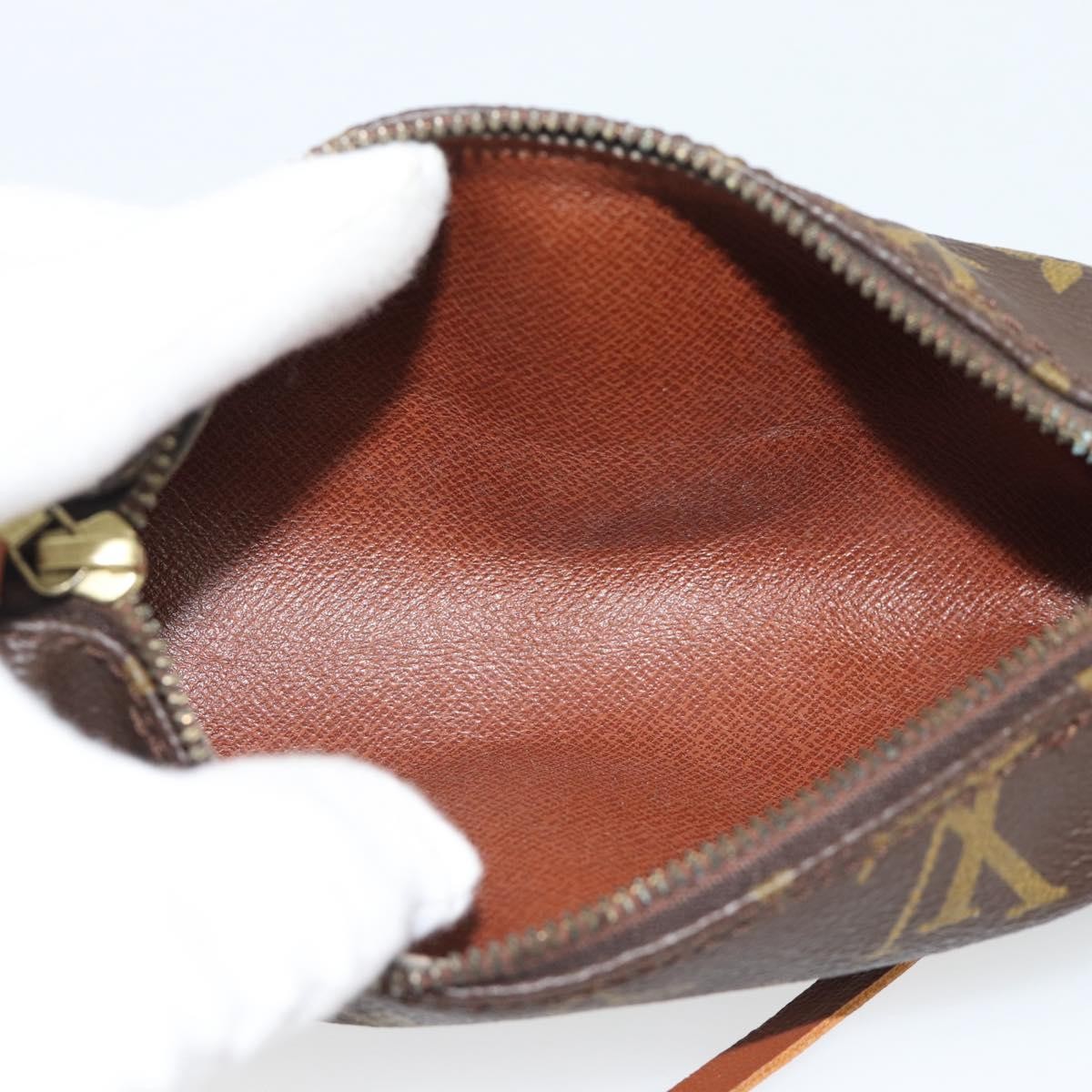 Louis Vuitton Papillon Pochette Monogram Canvas Brown Canvas Clutche & Pouche Bag (Pre-Owned)