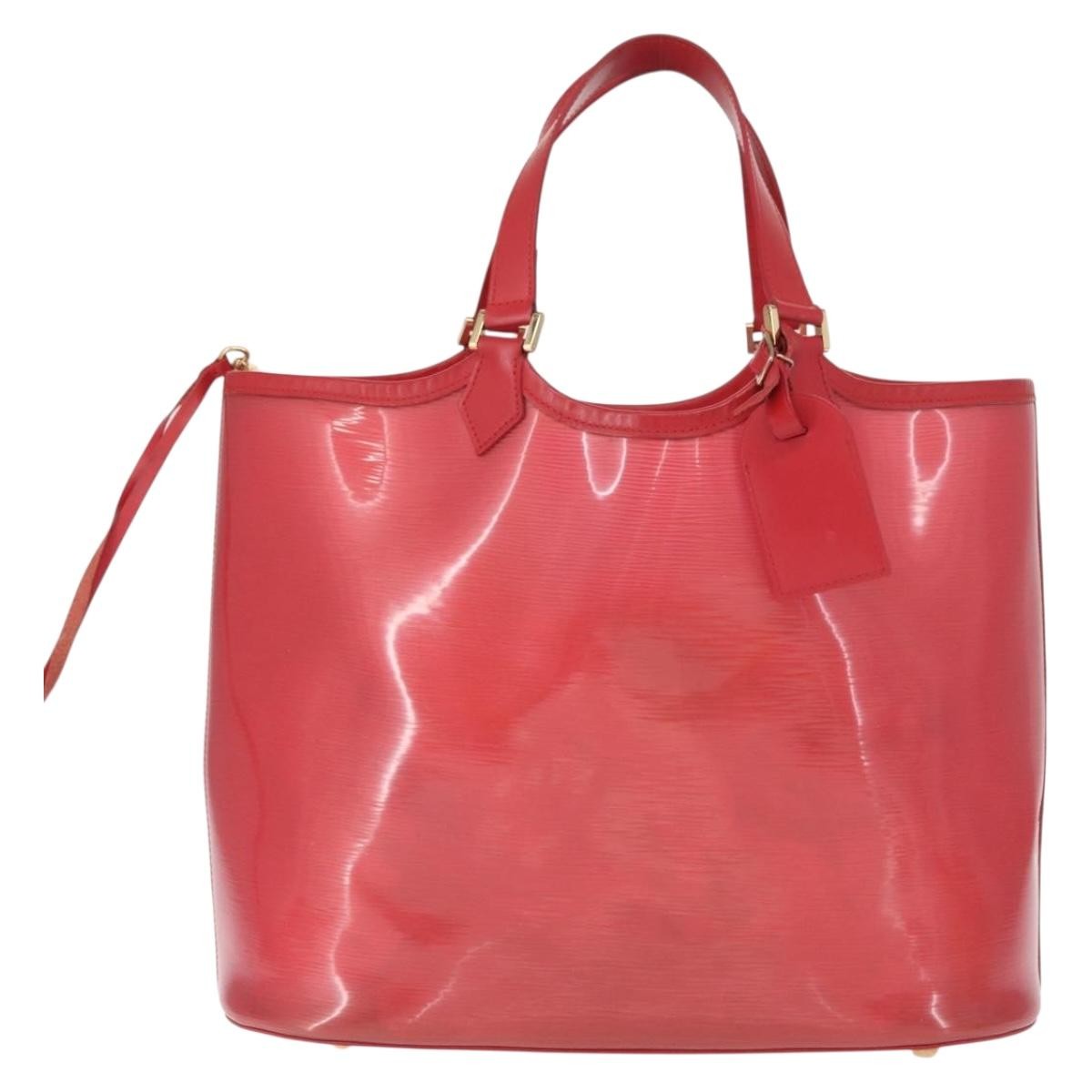 Louis Vuitton Plage Lagoon Bay Vinyl Epi Leather Red Plastic Tote Bag Bag (Pre-Owned)