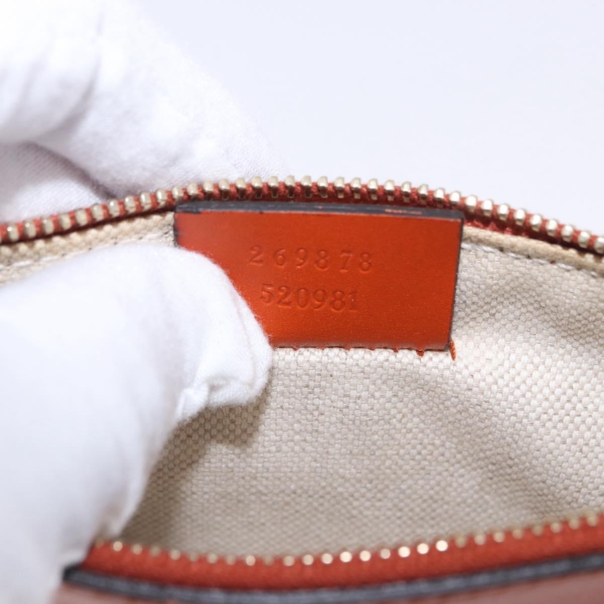 Gucci Craft Gg Canvas With Leather Beige Canvas Tote Bag Bag (Pre-Owned)