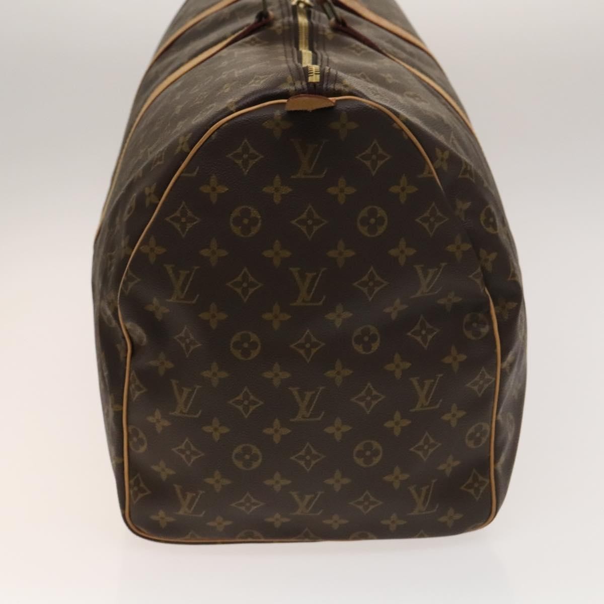 Louis Vuitton Keepall Monogram Canvas Brown Canvas Bag (Pre-Owned)