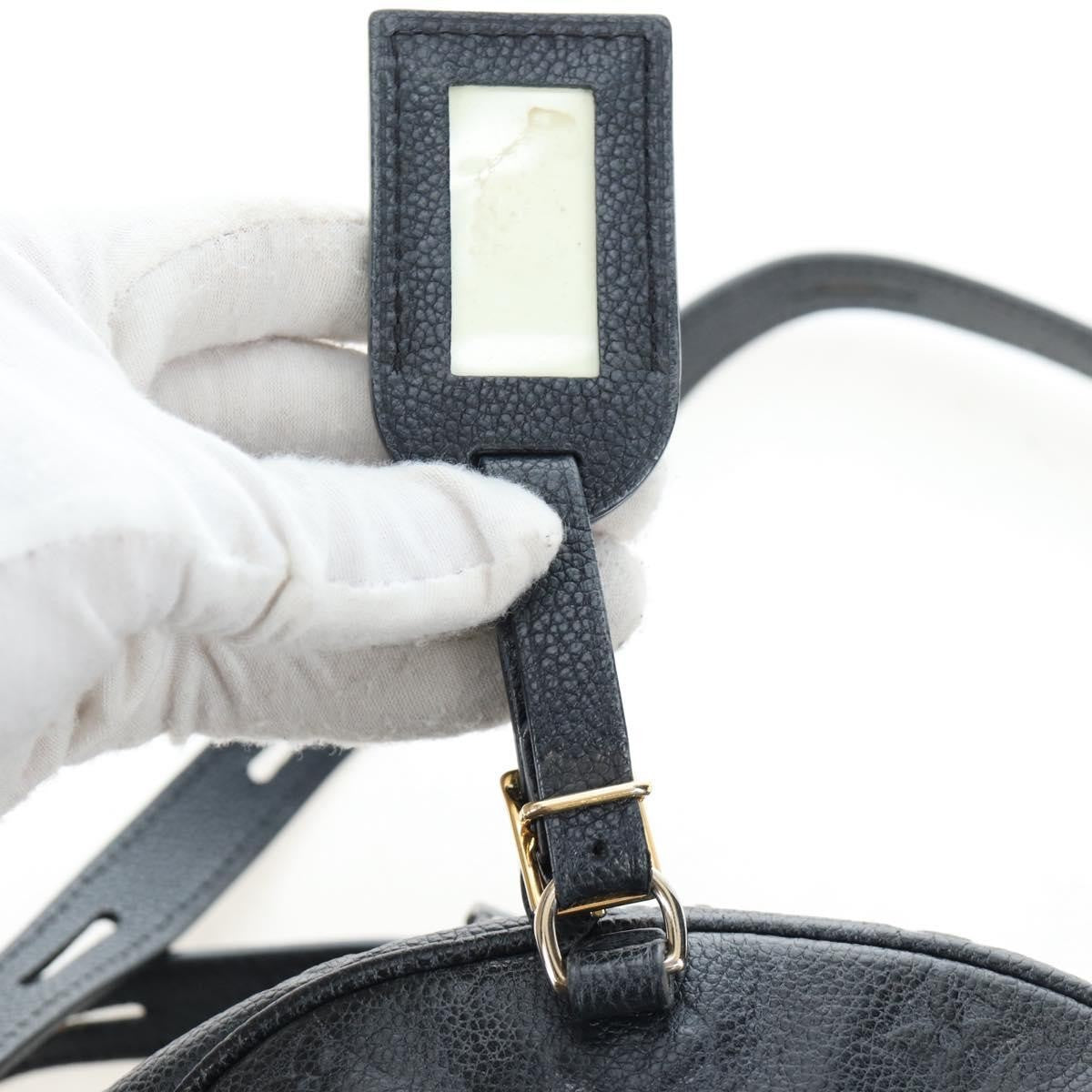 Louis Vuitton Boite Chapeau Souple Monogram Empreinte Leather Black Leather Shoulder Bag Bag (Pre-Owned)