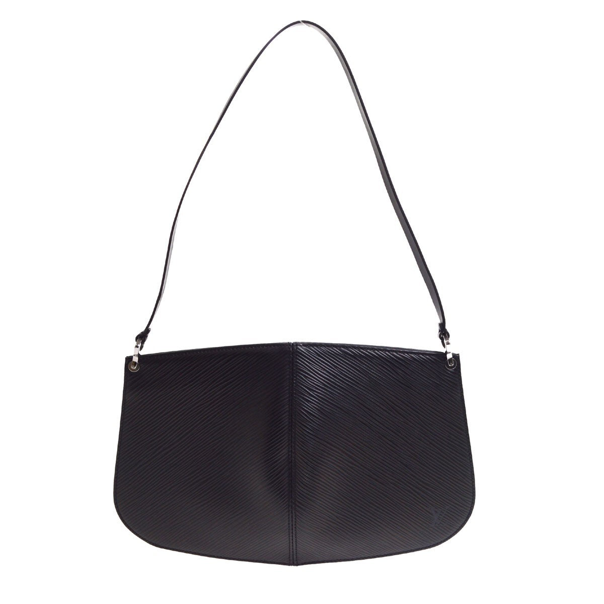 Louis Vuitton Demi Lune Pochette Epi Leather Black Leather Clutche & Pouche Bag (Pre-Owned)