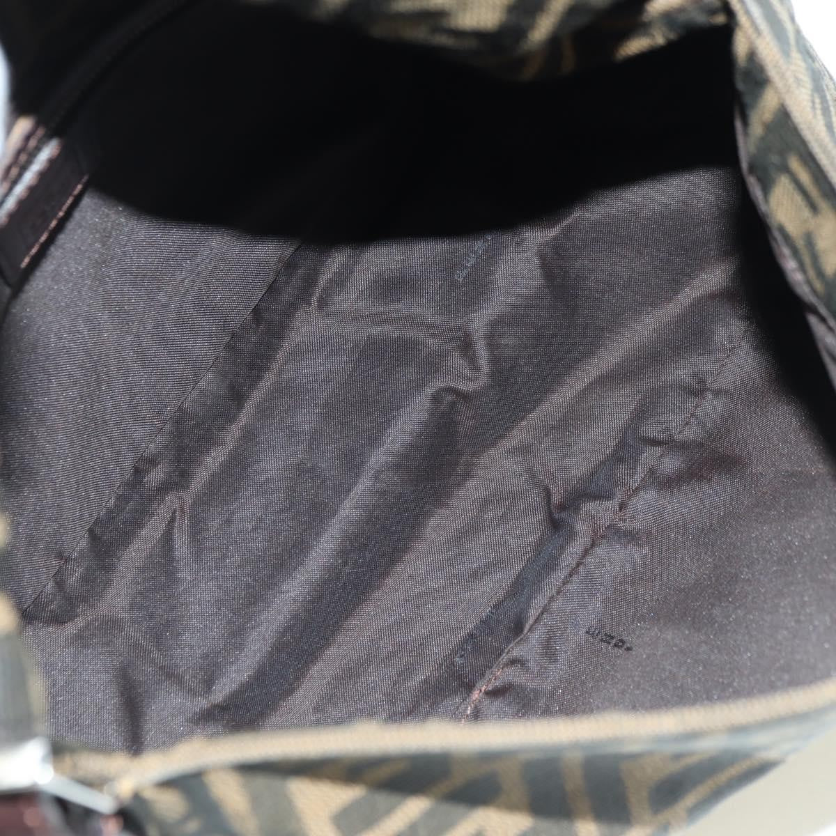 Fendi Mama Forever Zucca Canvas Brown Canvas Handbag (Pre-Owned)