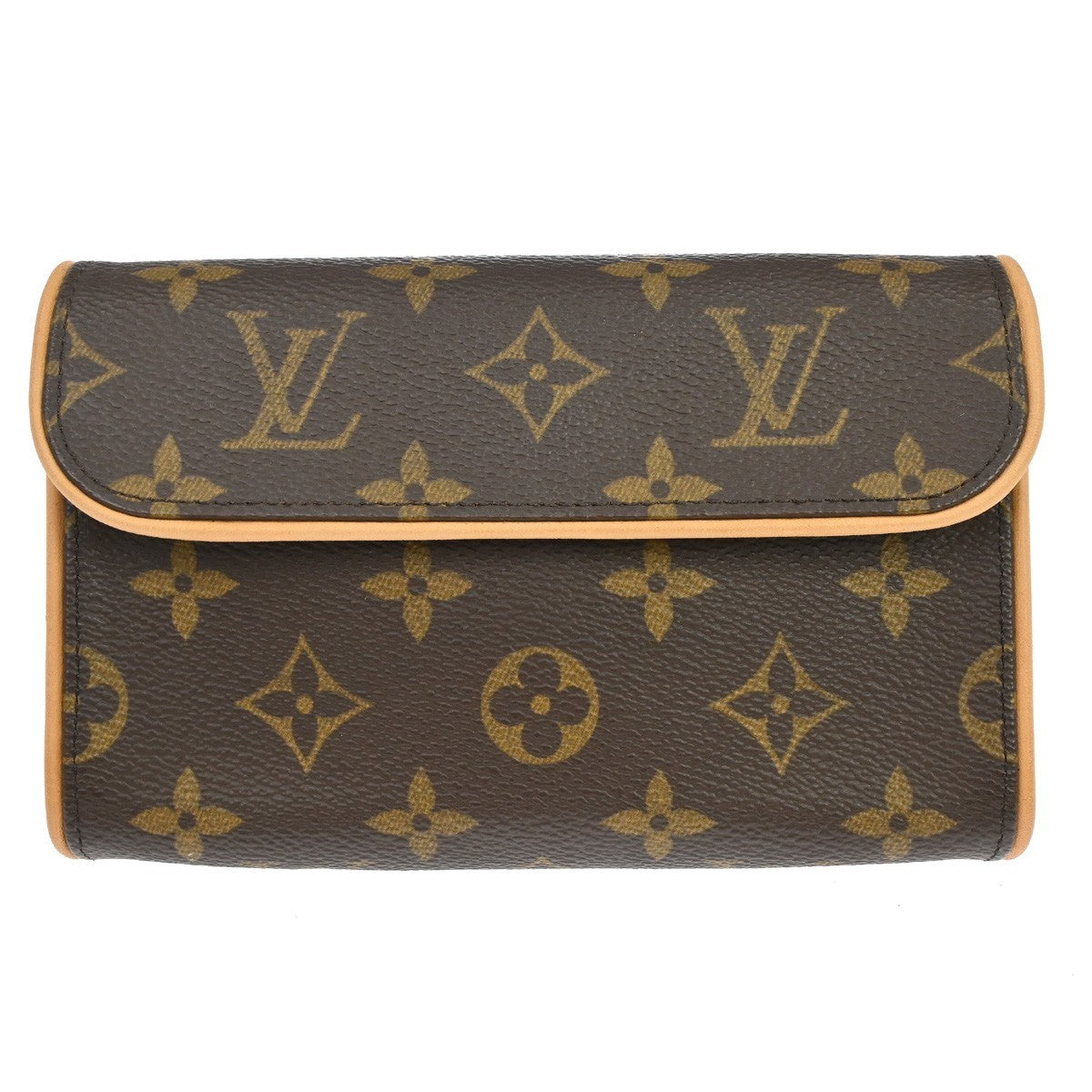 Louis Vuitton Florentine Waist Monogram Canvas Brown Canvas Clutche & Pouche Bag (Pre-Owned)