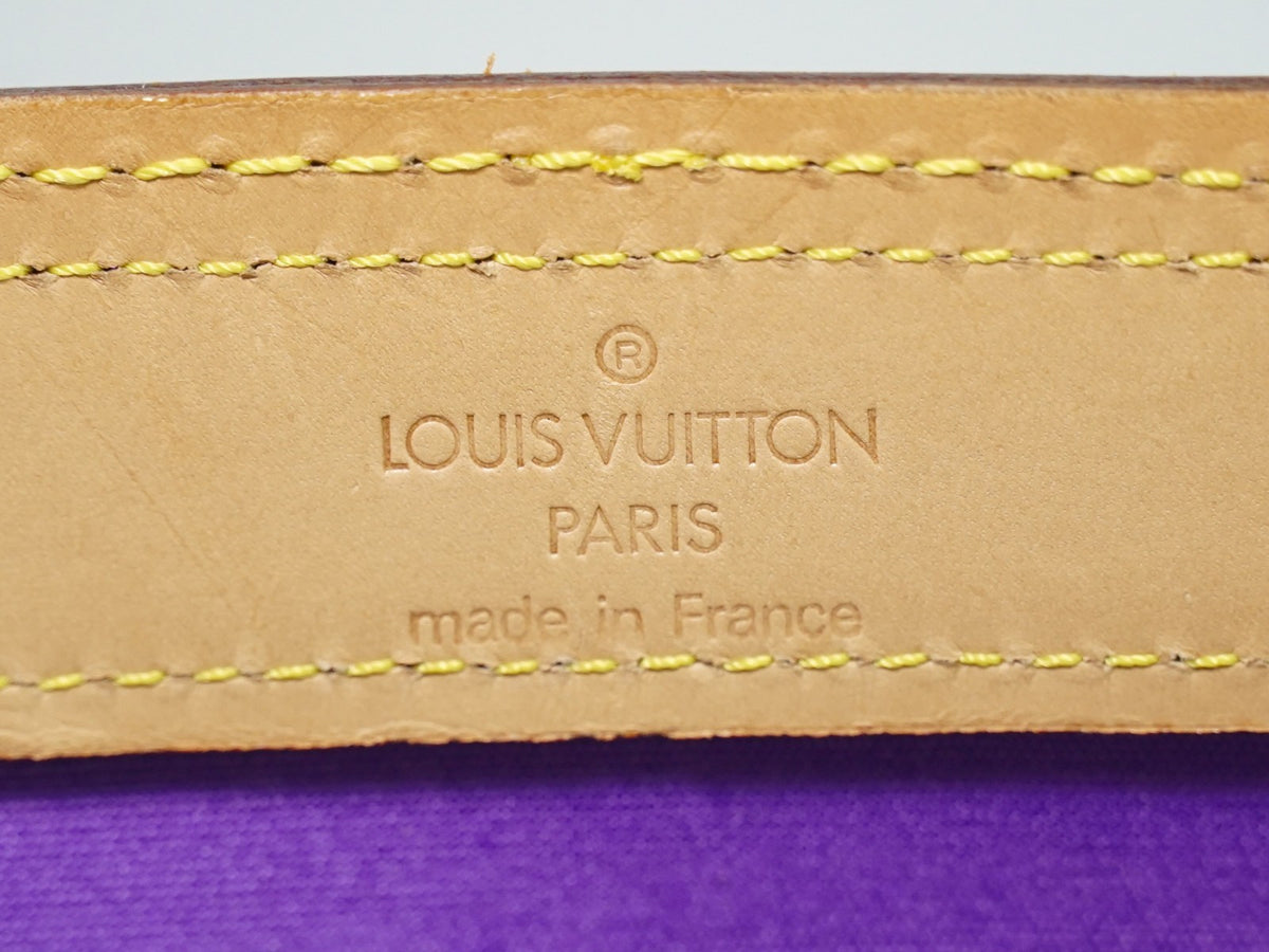 Louis Vuitton Stanton Monogram Vernis Purple Leather Tote Bag Bag (Pre-Owned)
