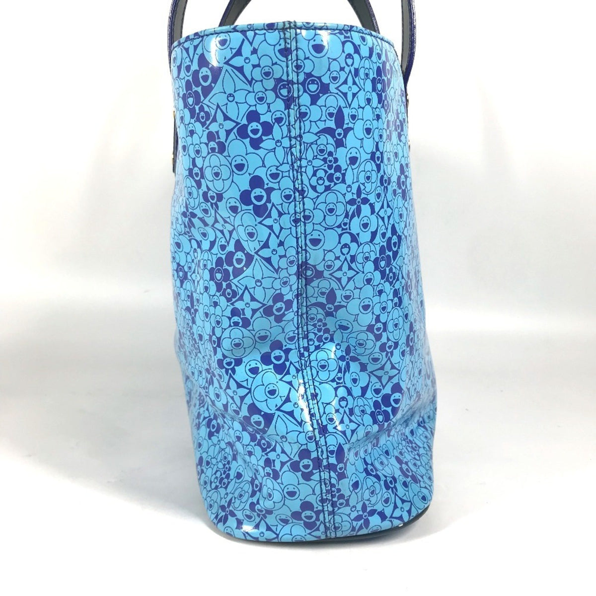 Louis Vuitton Blossom Tote Patent Leather Blue Patent_Leather Handbag (Pre-Owned)