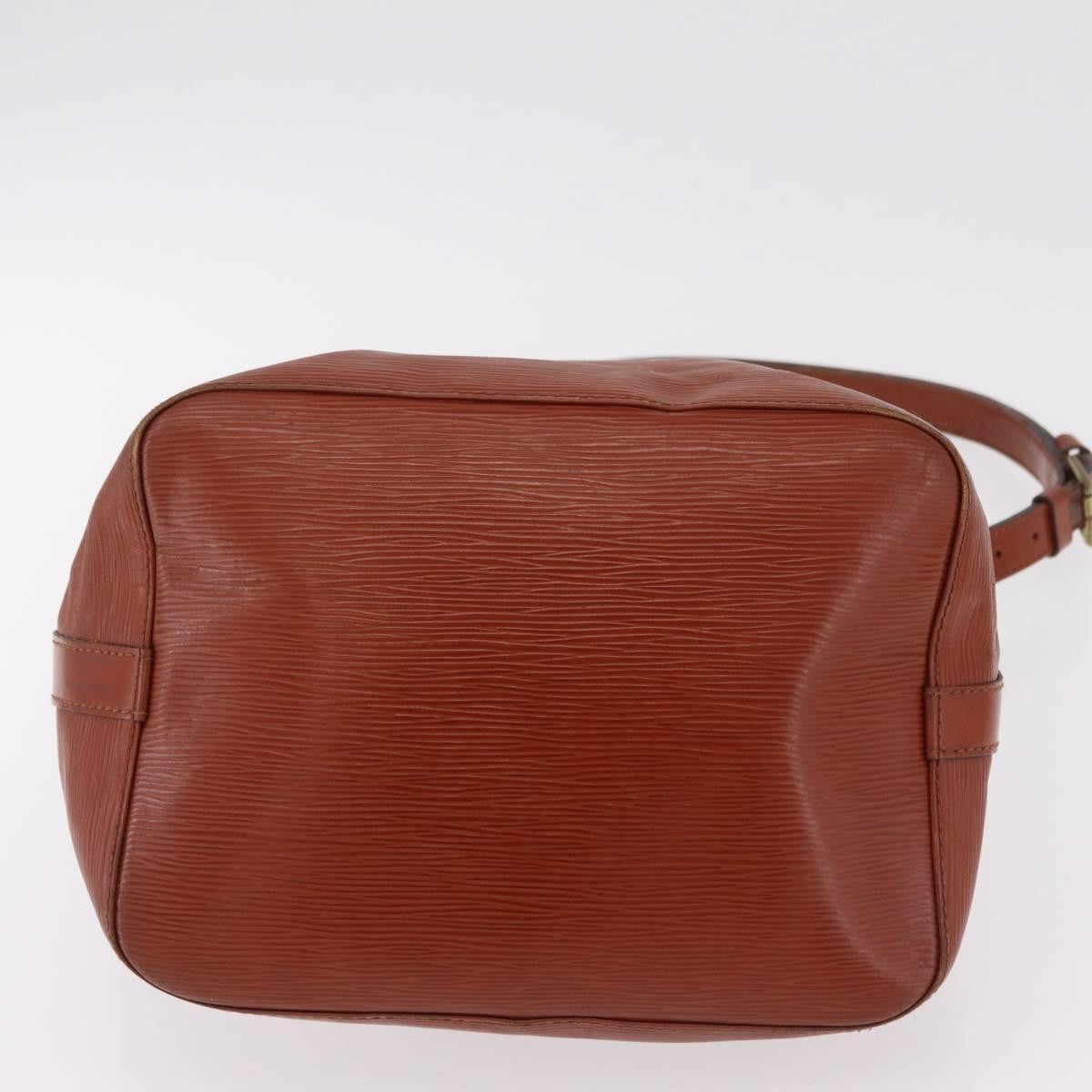 Louis Vuitton Petit Noe Epi Leather Brown Leather Handbag (Pre-Owned)