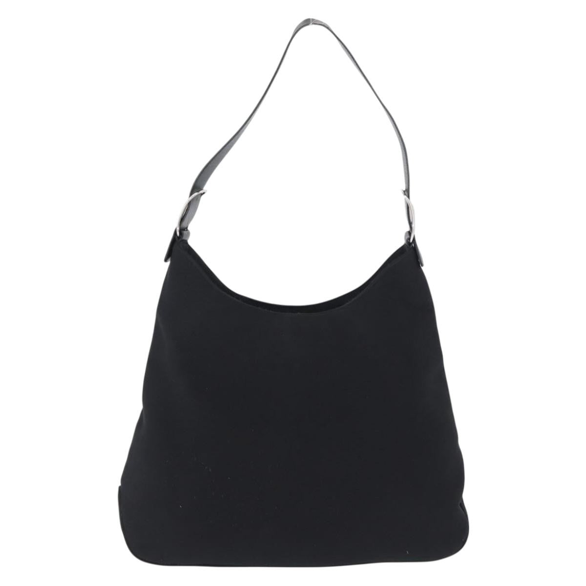 Salvatore Ferragamo Vala Nylon Black Nylon Shoulder Bag Bag (Pre-Owned)