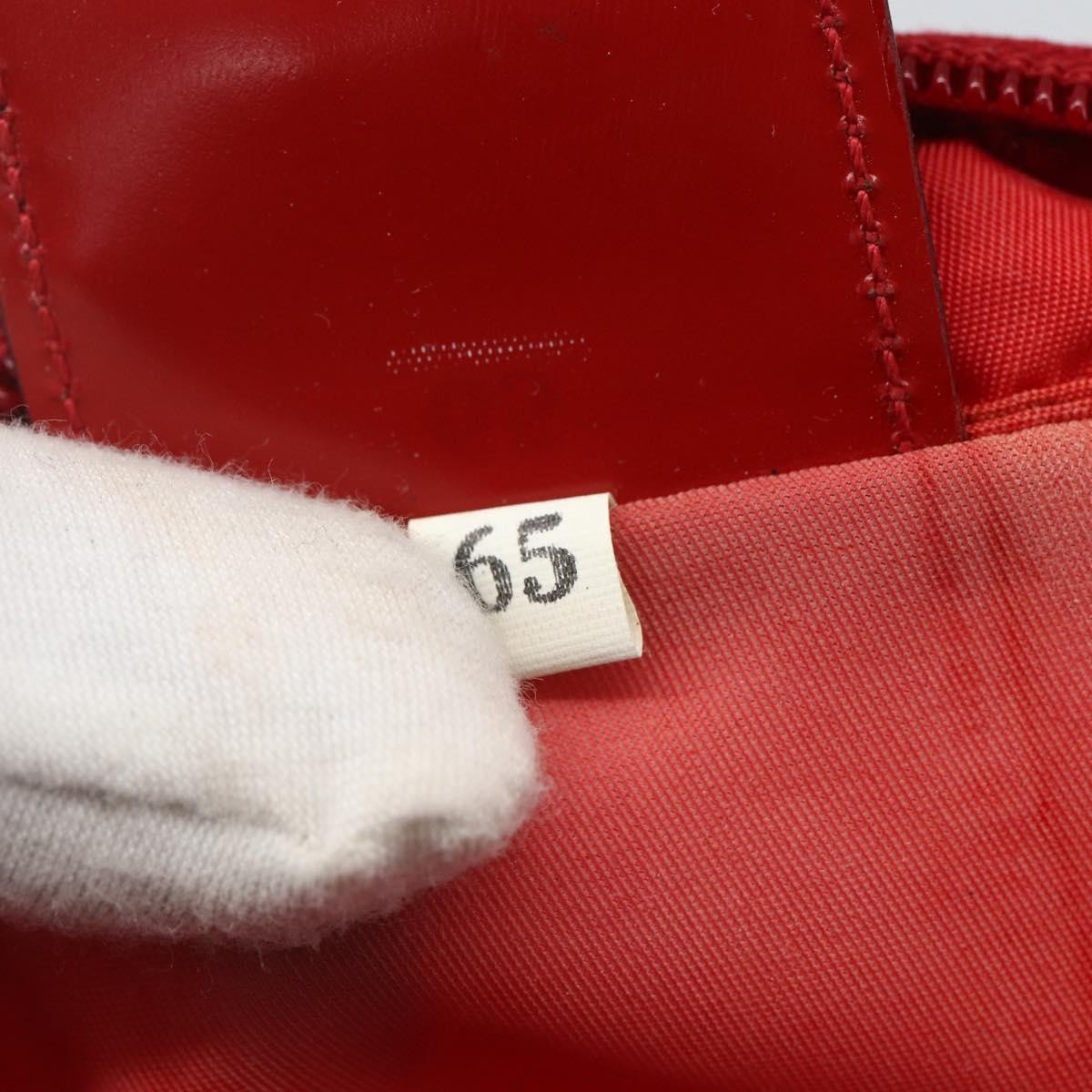 Prada Zip Top Messenger Tessuto Red Nylon Shoulder Bag Bag (Pre-Owned)