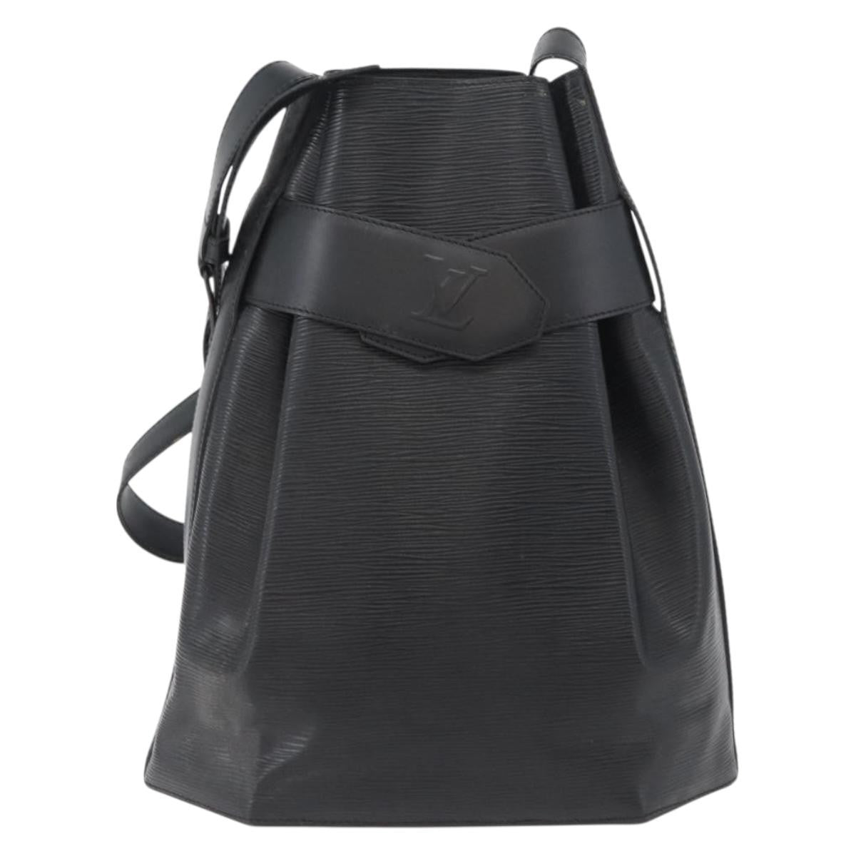 Louis Vuitton Vintage Sac D'epaule Epi Leather Black Leather Shoulder Bag Bag (Pre-Owned)
