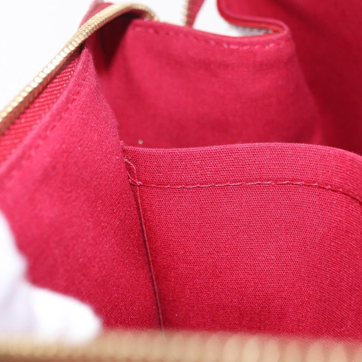 Louis Vuitton Rosewood Avenue Monogram Vernis Red Patent_Leather Handbag (Pre-Owned)